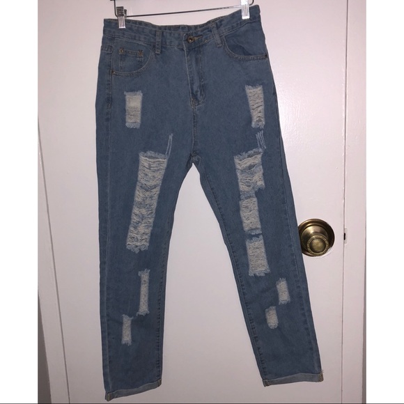 Distressed Denim Jeans - Picture 4 of 5